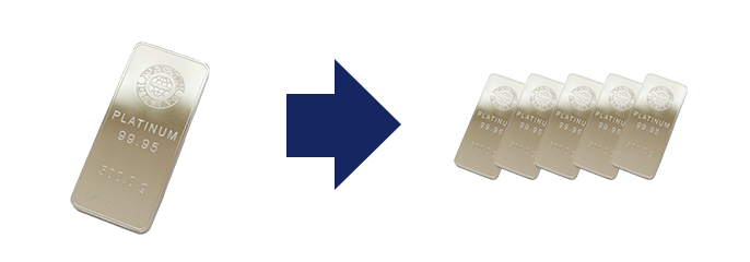 プラチナ500g(100g×5本)